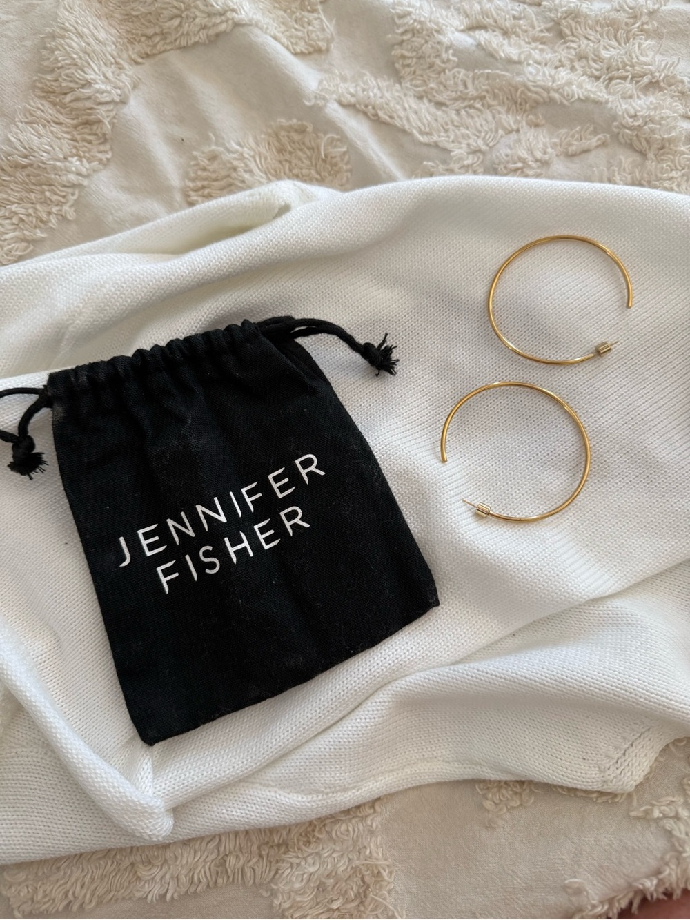 Jennifer Fisher Gold Hoops